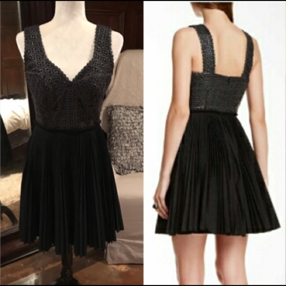 HP Catherine Malandrino Pleated Dress, 8 NWT